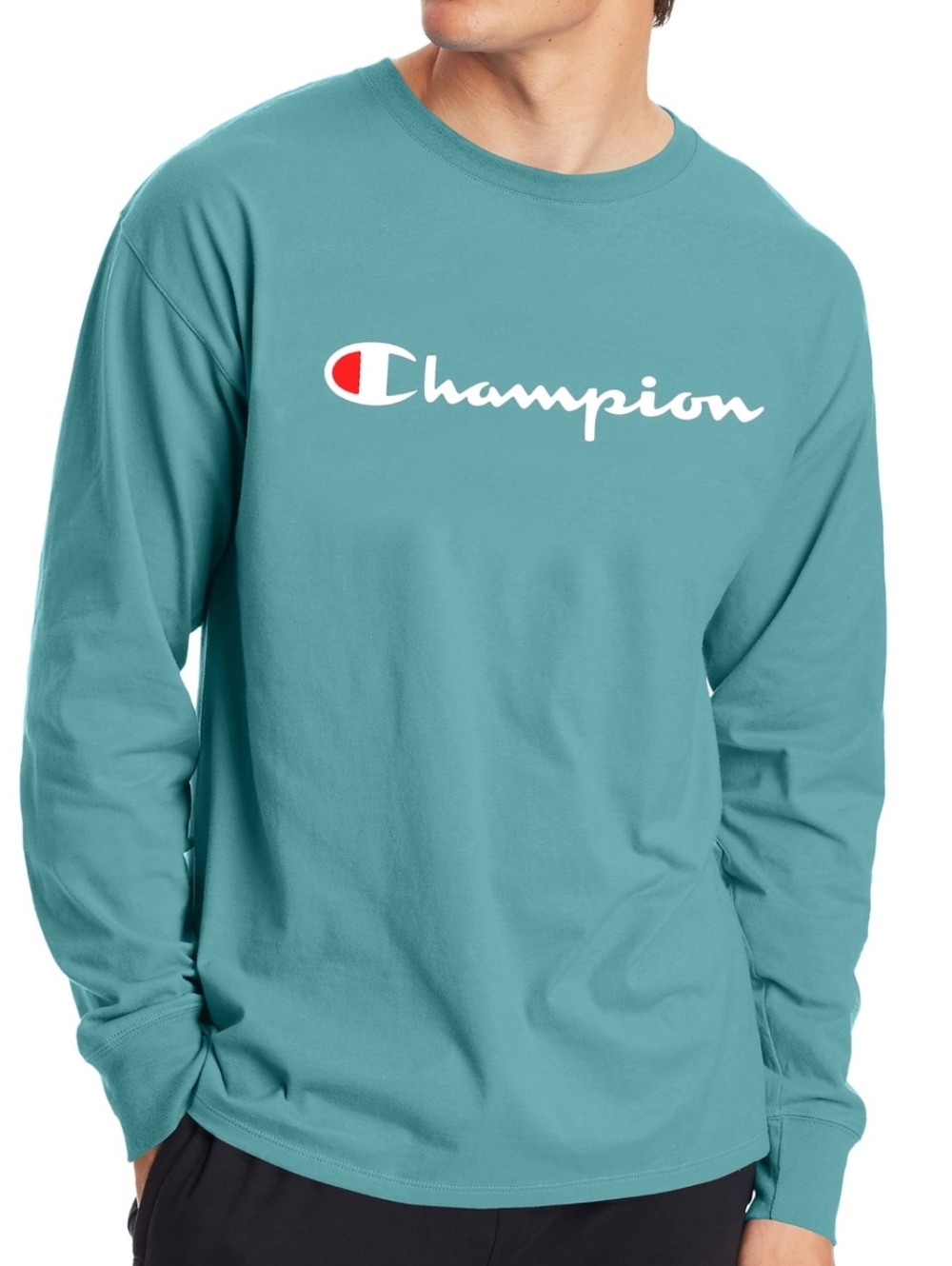 CHAMPION BRAND Long Sleeve Logo Sweathirt